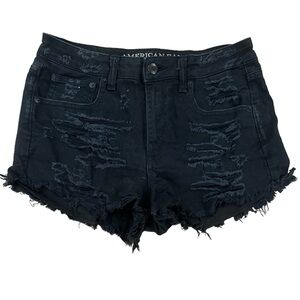 American Eagle Outfitters Vintage High Rise Festival Shorts Black Size 4